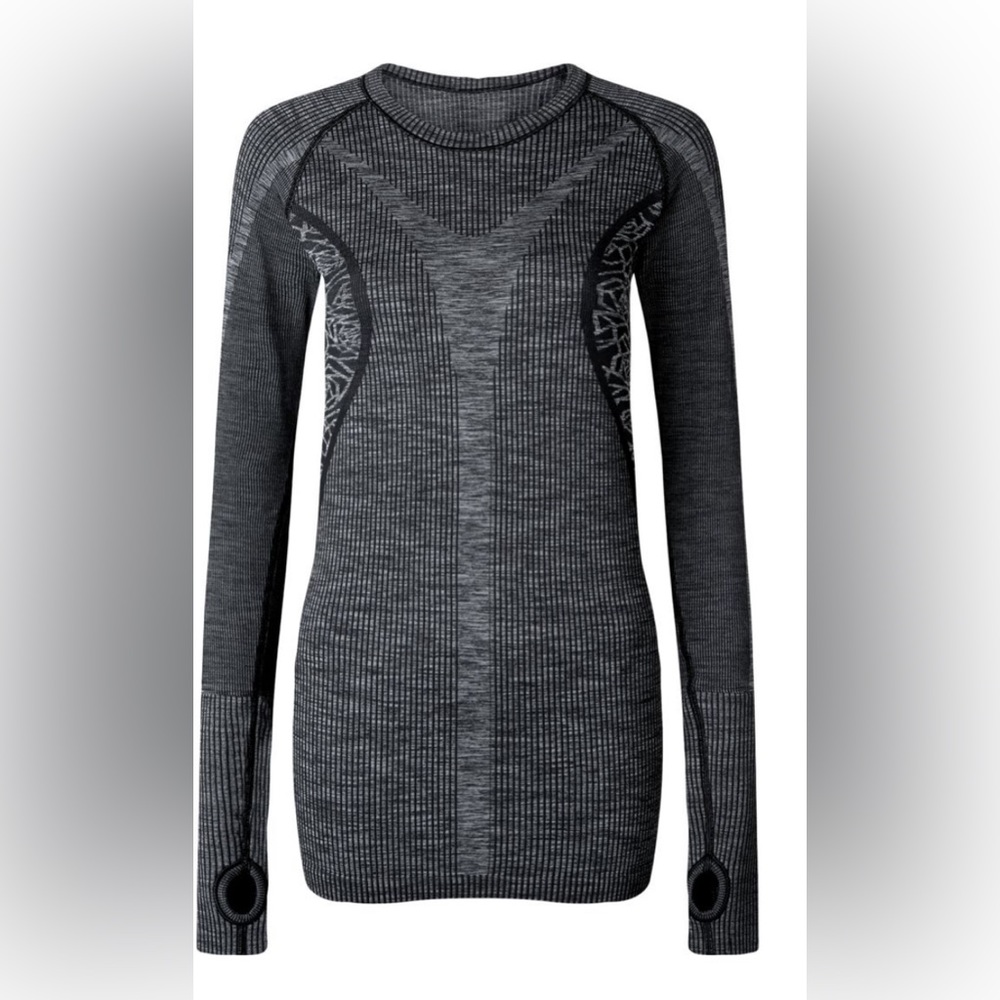 Lululemon Rest Less Pullover/SIZE-8/Heathered Black-in brand new condition
